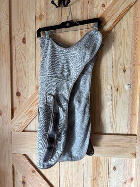 L.L. Bean Dog Sweater XL NWT Fleece Pewter Warm Cozy Pet Jacket